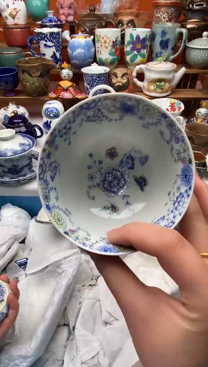 瓷片蓝**云20包邮一单一付不要卡单