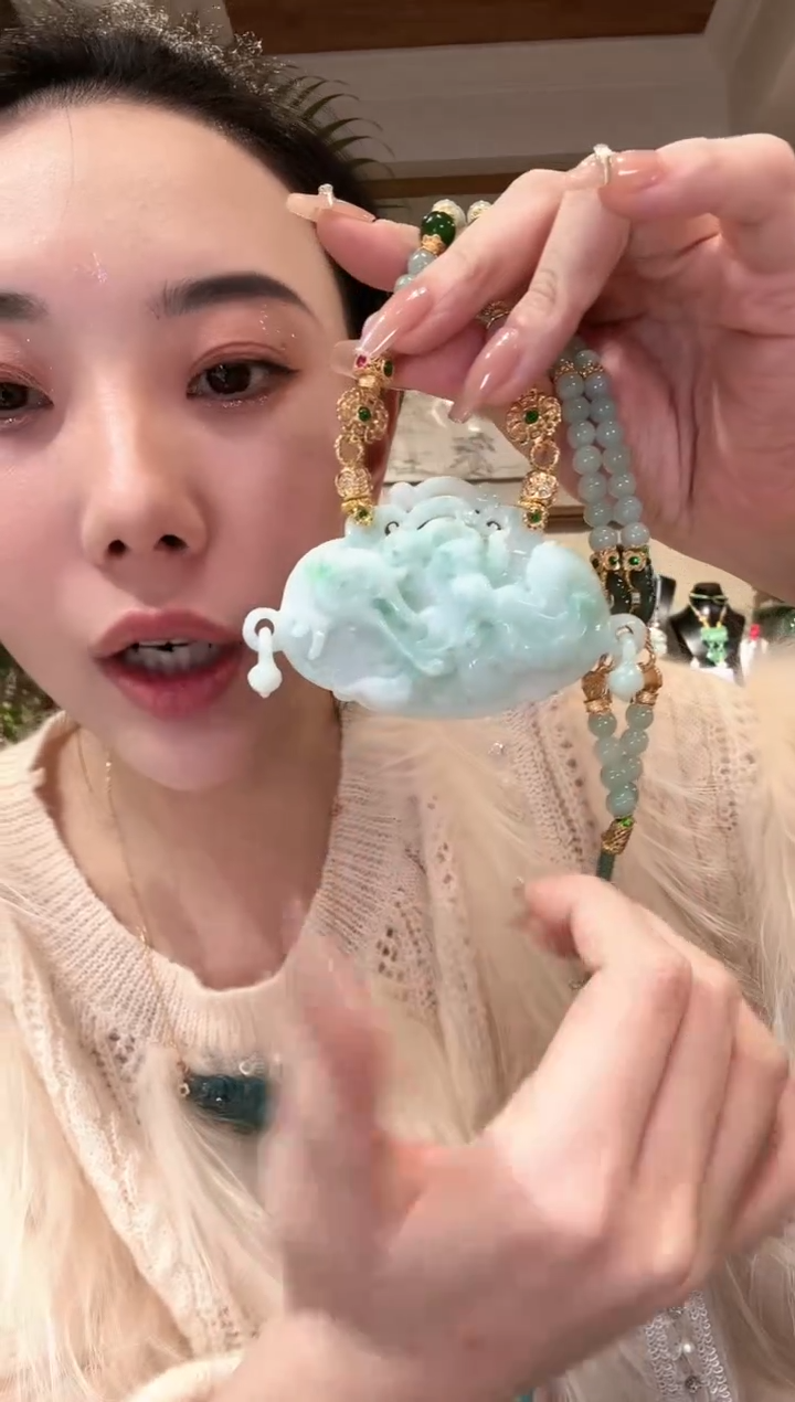 【闪购商品】翡翠颈饰未镶嵌国风