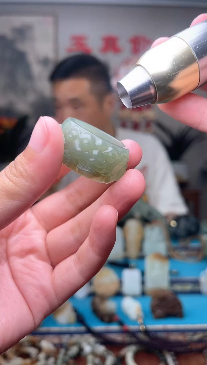 和田玉未镶嵌挂件1