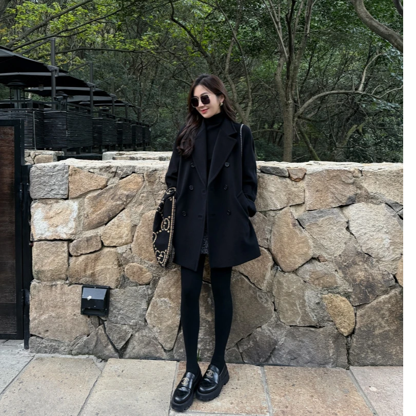 经典戗驳领西装外套