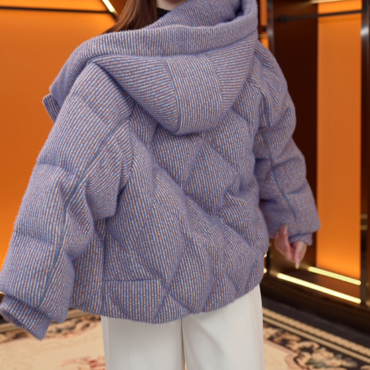 【进口品质】四季青2025新款保暖羽绒服加厚90鸭绒服外套D503娜娜