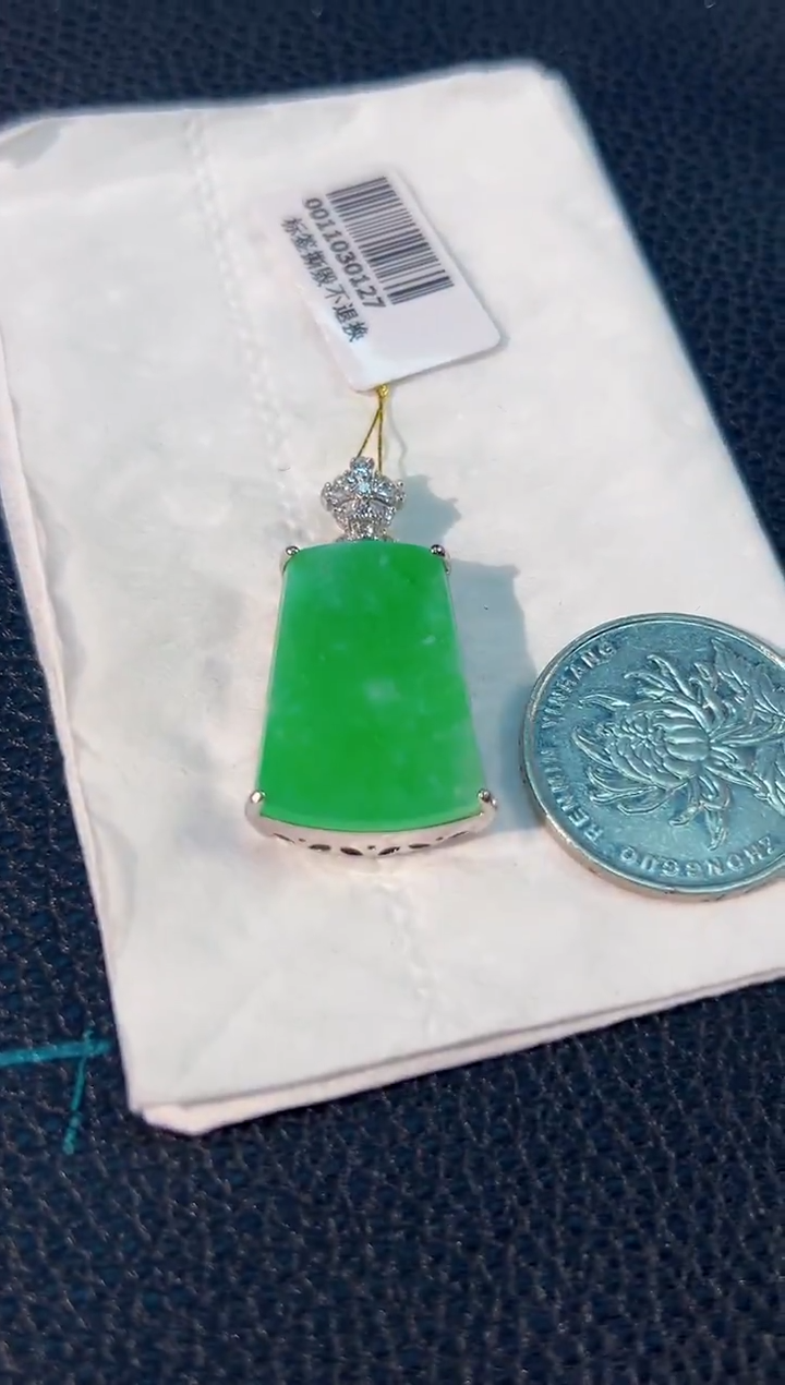 颈饰未镶嵌翡翠 缅料A货/支持复检/一件