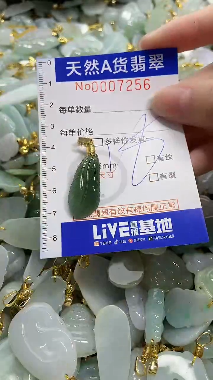 颈饰未镶嵌翡翠天然A货翡翠