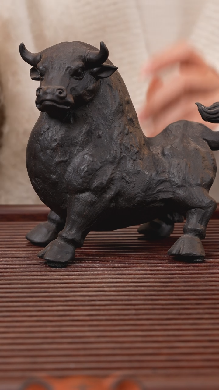 【闪购商品】紫砂茶宠牛气冲天