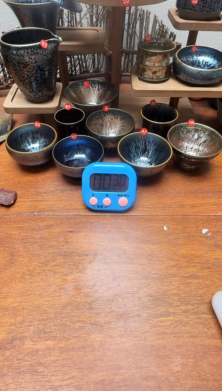 茶盏烬*生礼盒4个号建盏工匠茶器