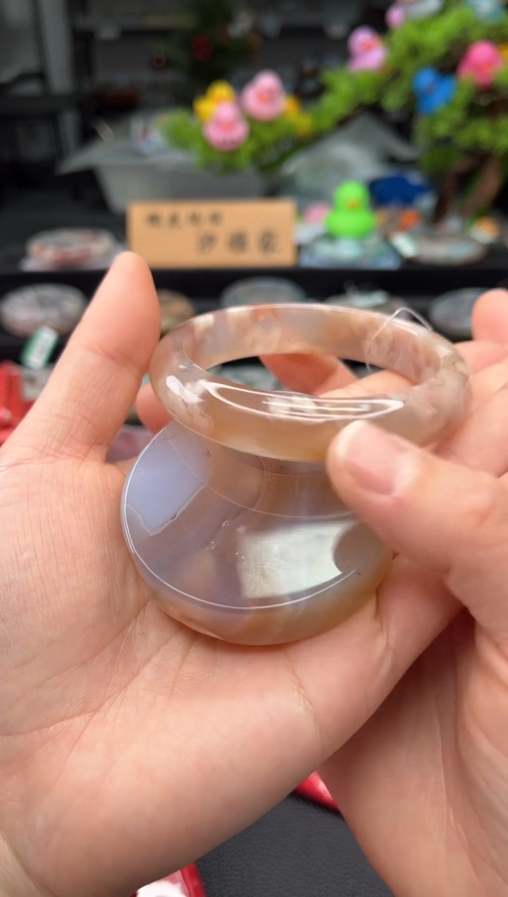 石英质玉未镶嵌手镯58圈口（赠品镯心）3330294