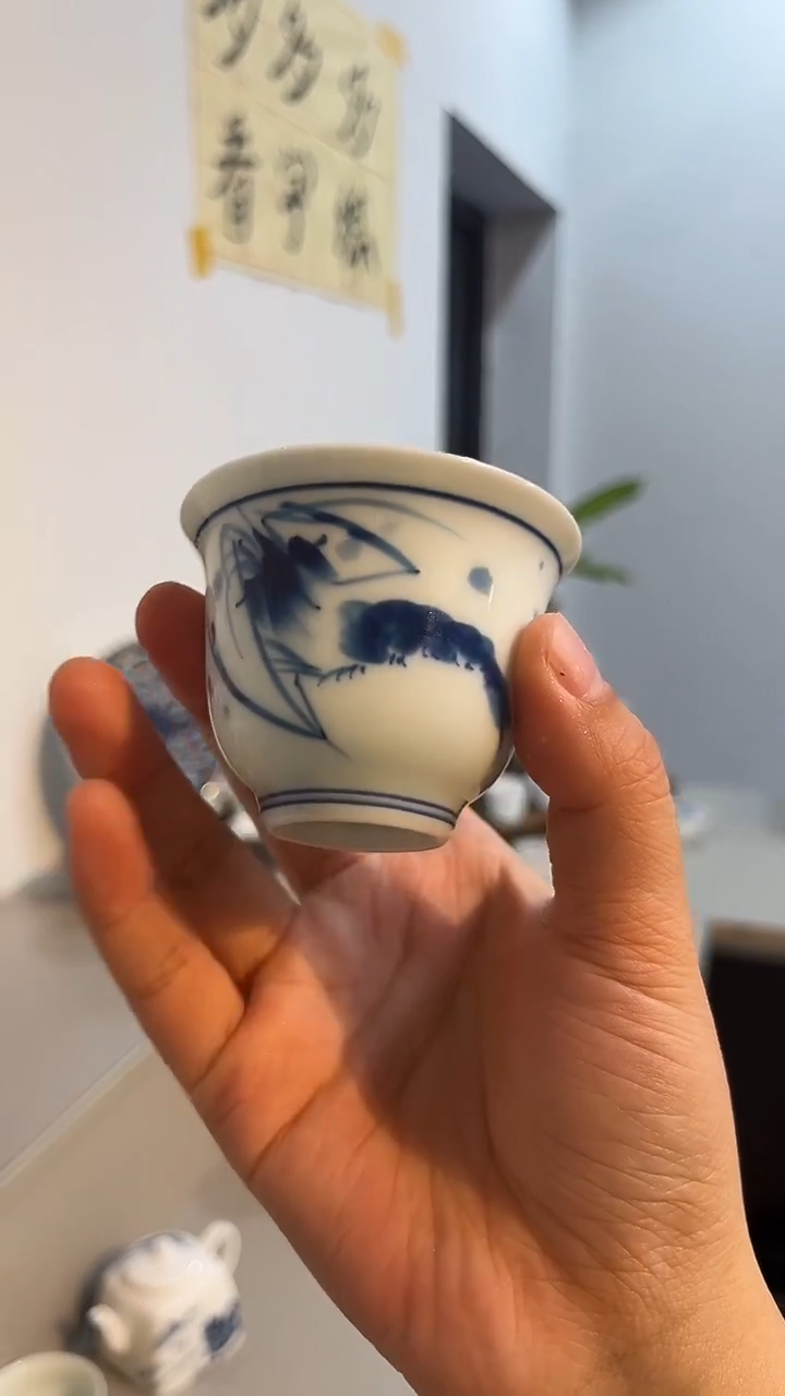 景德镇高温瓷虾小客杯