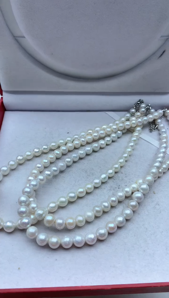 【闪购商品】淡水珍珠颈饰未镶嵌多样性发其一非无暇