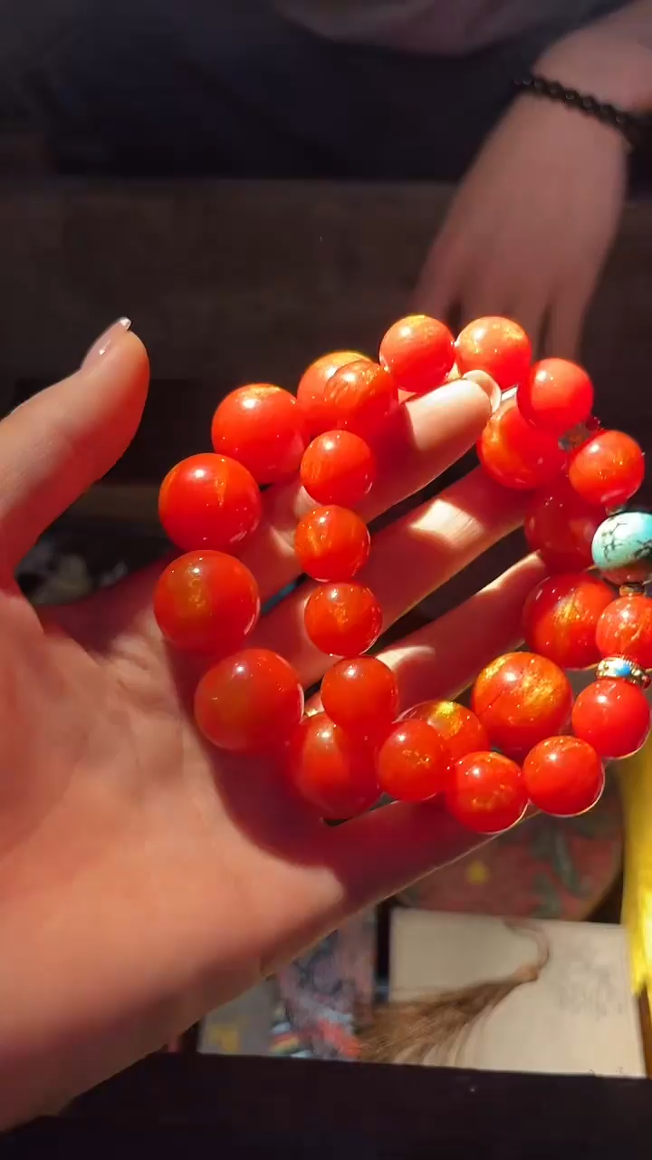 【闪购商品】【闪购商品】红色一大一小手串