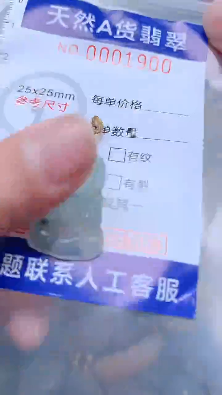 翡翠未镶嵌吊坠(不含链)1