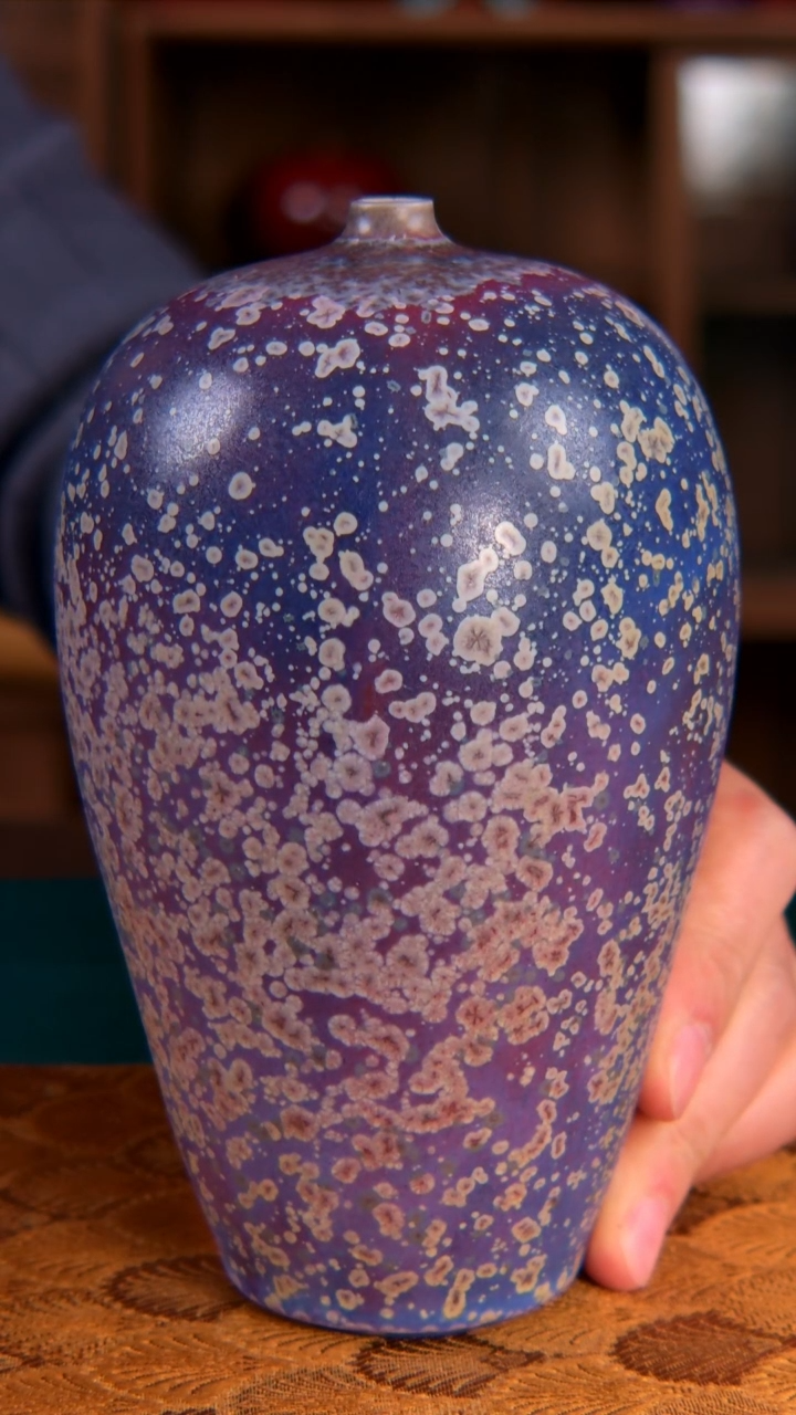 【闪购商品】梁青杨钧瓷炭烧花器