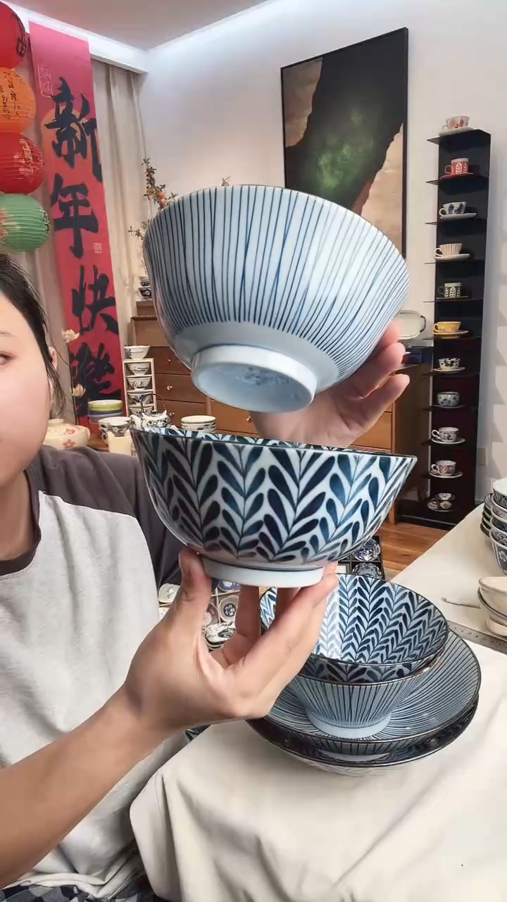【闪购商品】两只装十草纹羊齿蕨15大碗