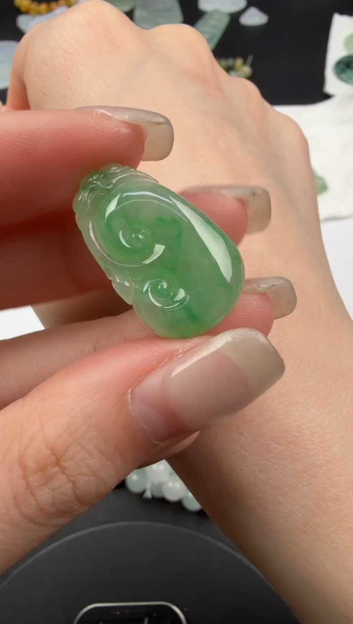 吊坠(不含链)未镶嵌翡翠翡翠饰品-146