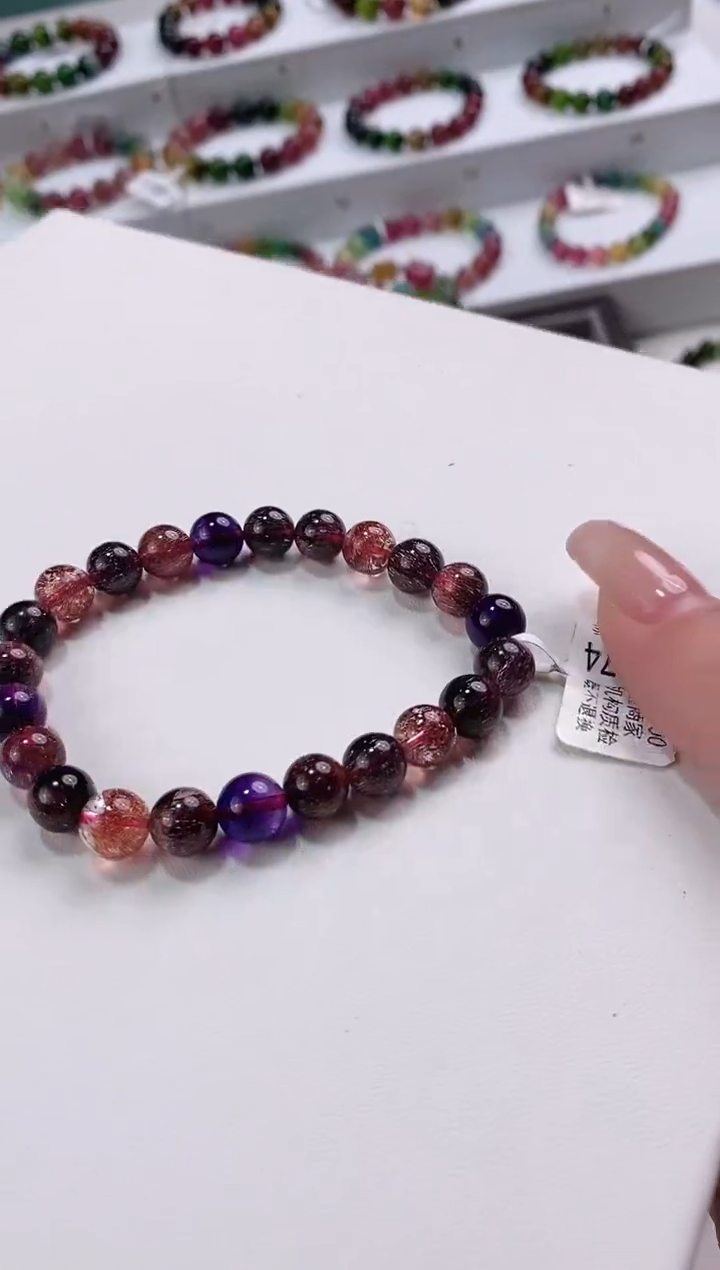 【闪购商品】水晶超七单圈8*未镶嵌多人多样性发其一
