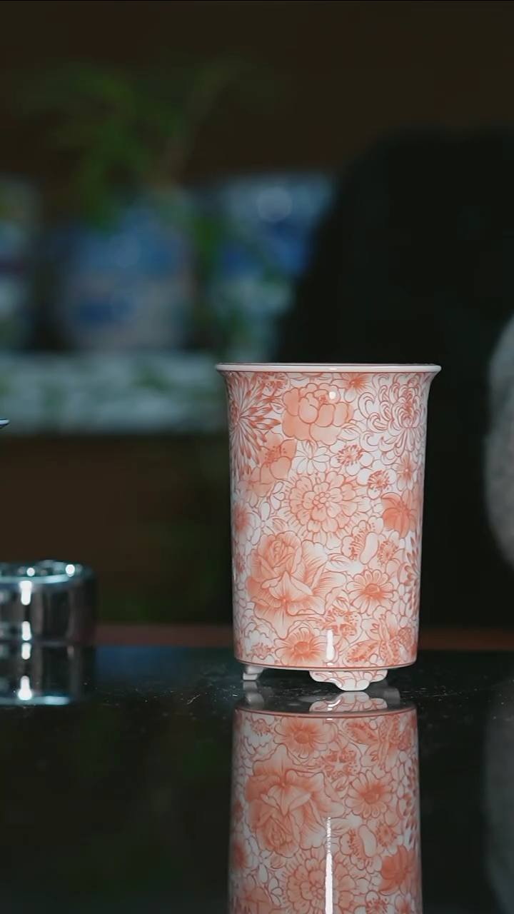 【闪购商品】手绘陶瓷内口5.3高9.9深