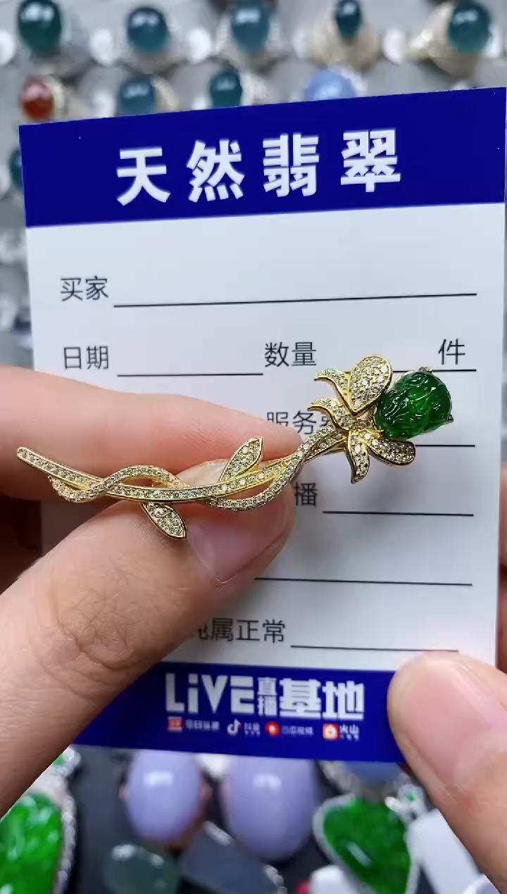 【闪购商品】翡翠颈饰银S925镶嵌0292