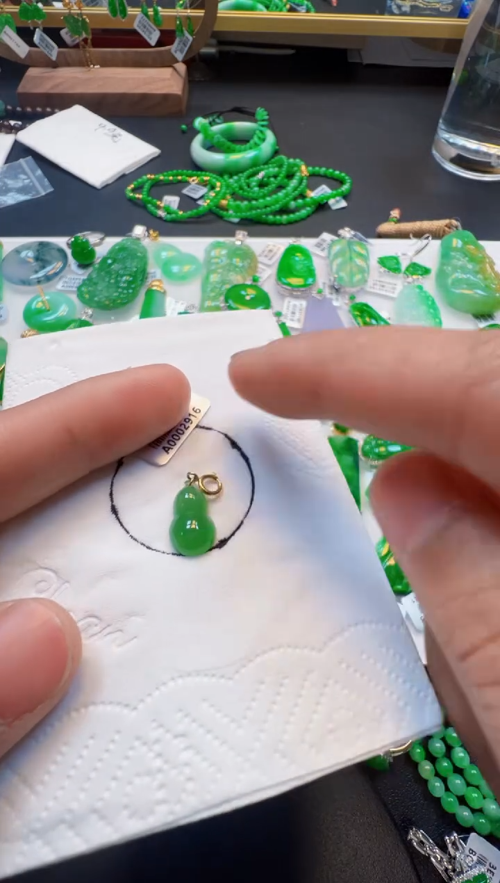 【闪购商品】定制翡翠18K金镶嵌380元