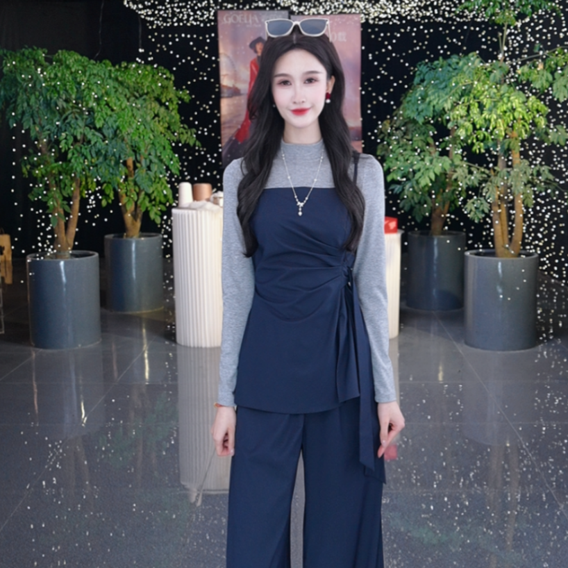 歌莉娅时尚简约套装收腰显瘦春季新款三件套女小众高雅1F2JAB940