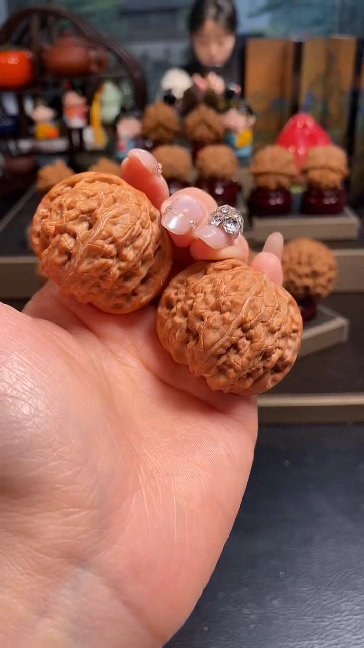 【闪购商品】文玩核桃吊坠H340磨盘41