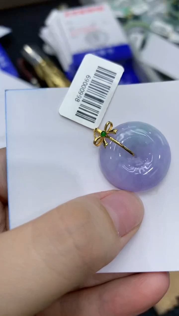 【闪购商品】翡翠颈饰18K金镶嵌111111111111   