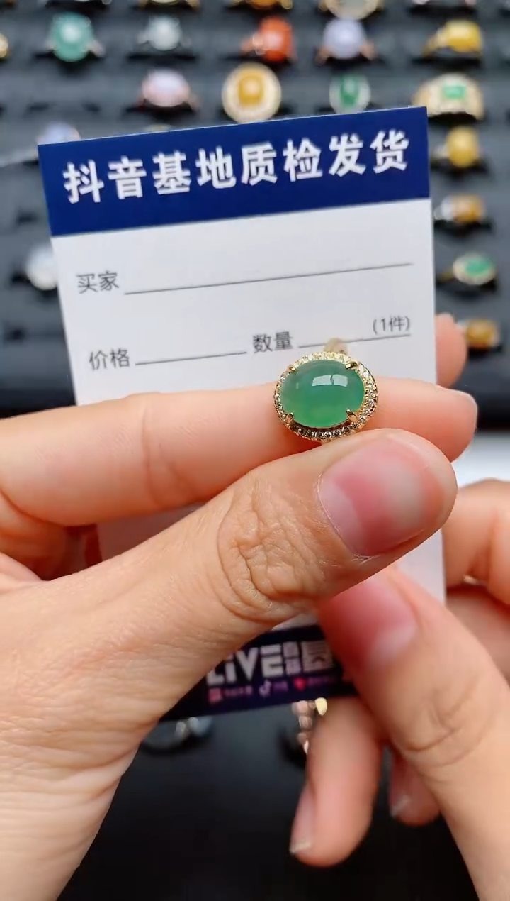 【闪购商品】翡翠戒指银S925镶嵌...........