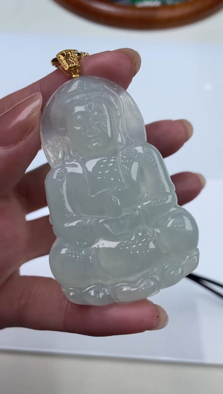 【闪购商品】翡翠18K金镶嵌颈饰285278