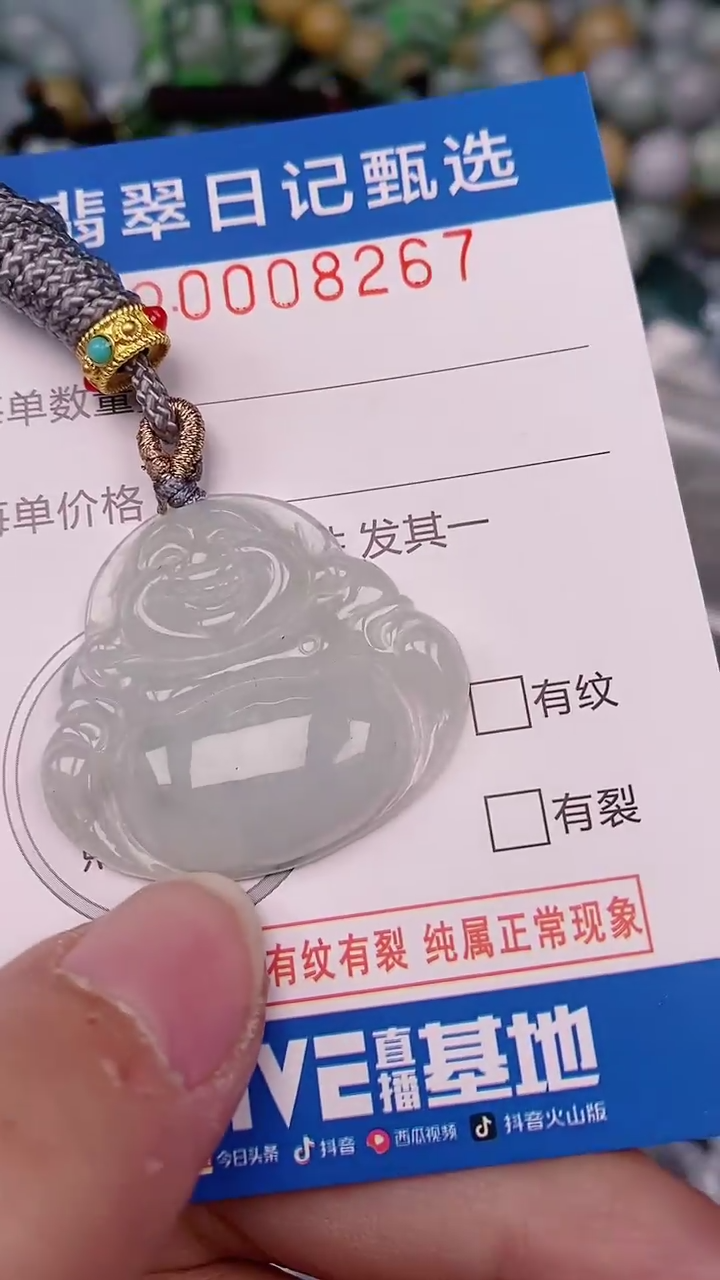 【闪购商品】翡翠颈饰未镶嵌00008267