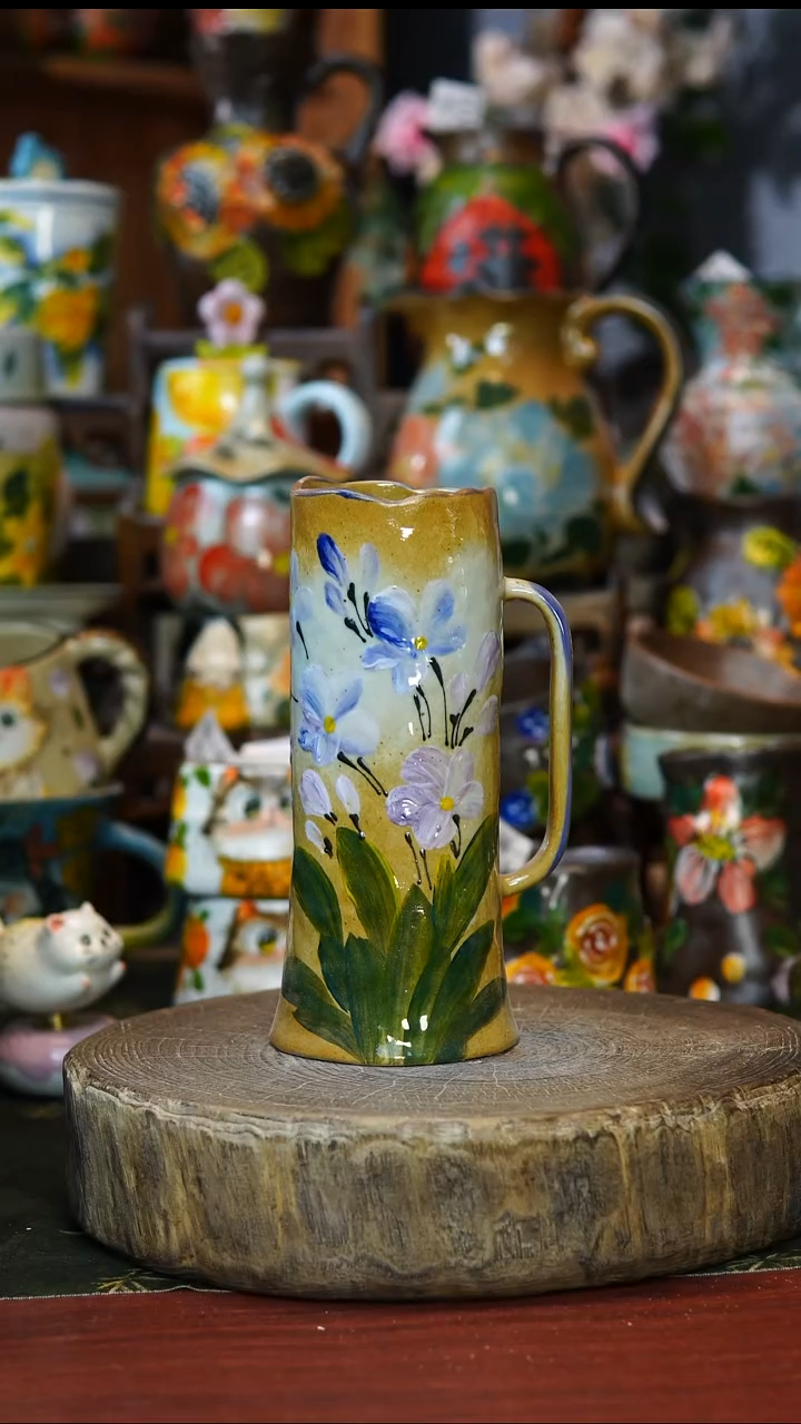 陶瓷228景德镇手工手绘釉下彩