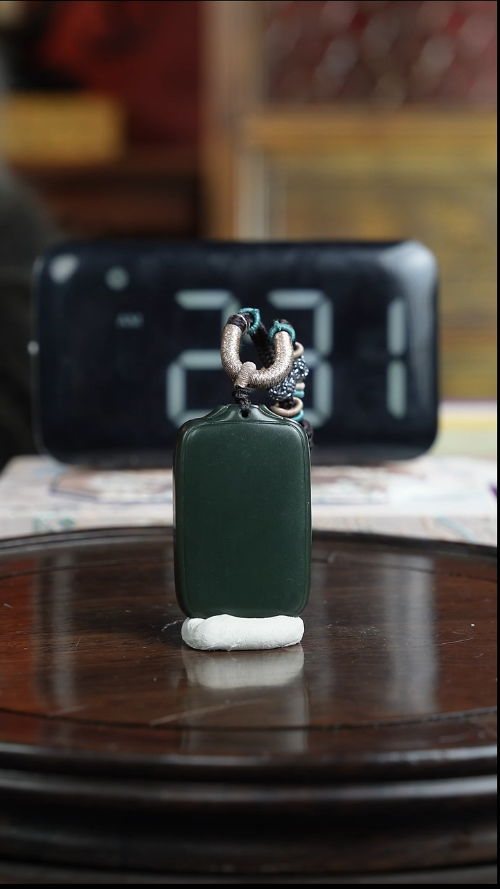 未镶嵌和田玉挂件农*  和田玉无事牌