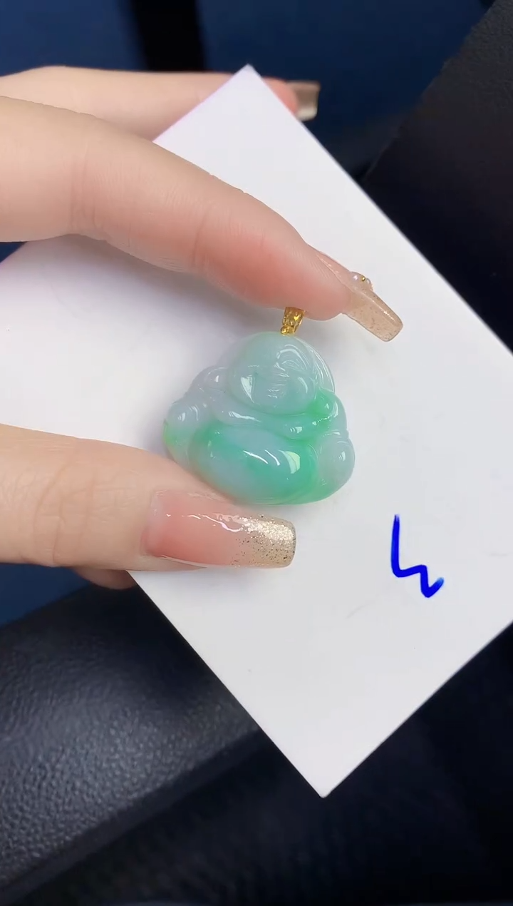 颈饰未镶嵌翡翠缅甸天然翡翠A货