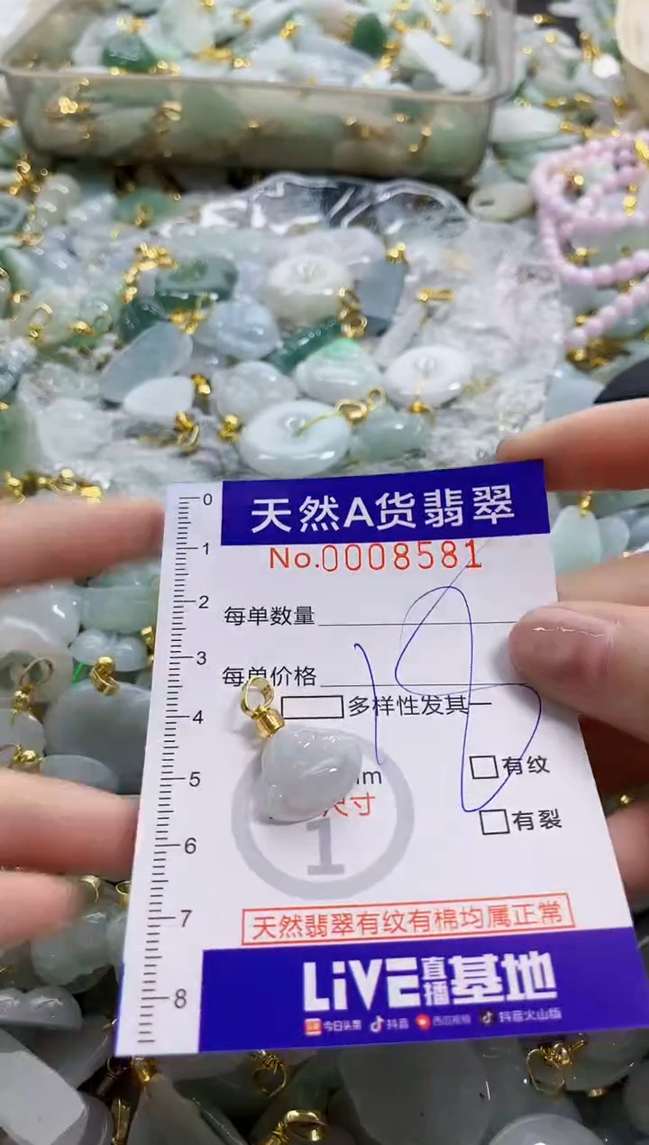 颈饰未镶嵌翡翠天然A货翡翠