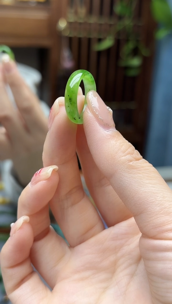 未镶嵌戒指和田玉和田玉指环17#XEZB