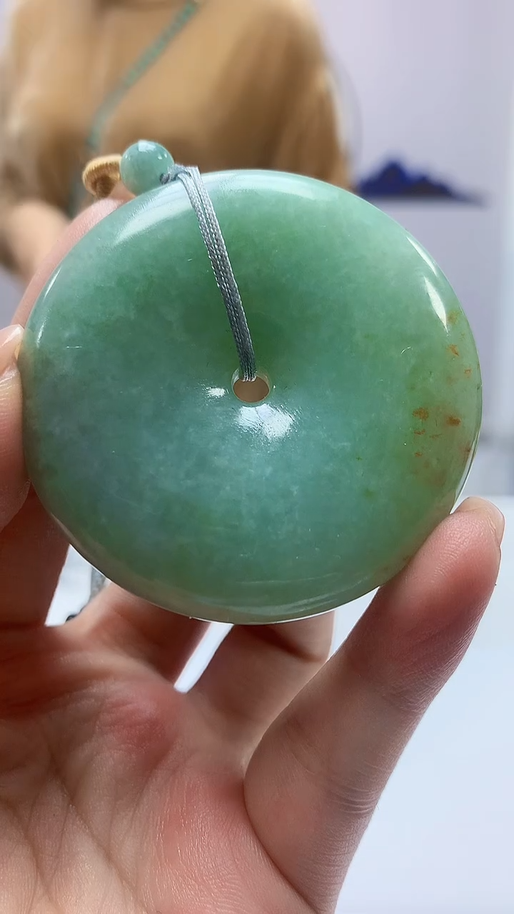 【闪购商品】定制翡翠未镶嵌4829ms-毛货挂件扣子76