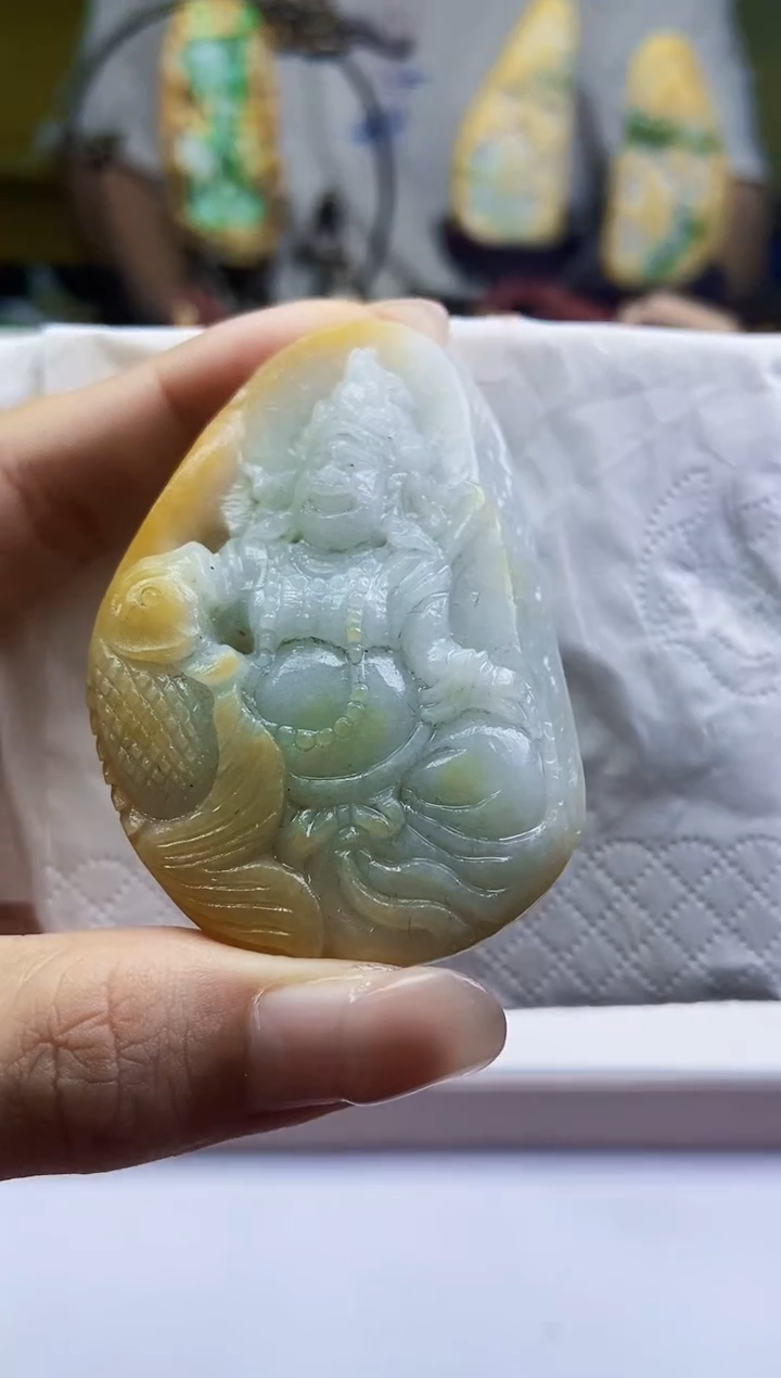 颈饰未镶嵌翡翠翡翠A货