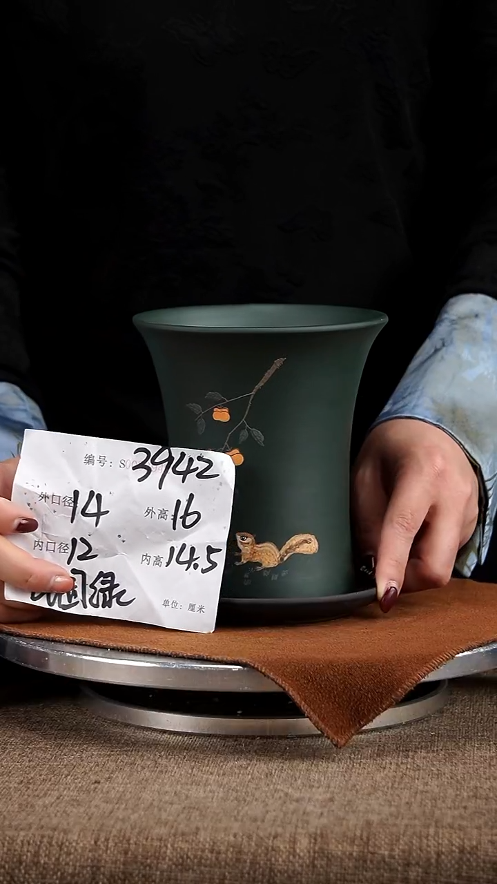 【闪购商品】紫砂花盆紫砂花盆3942+z