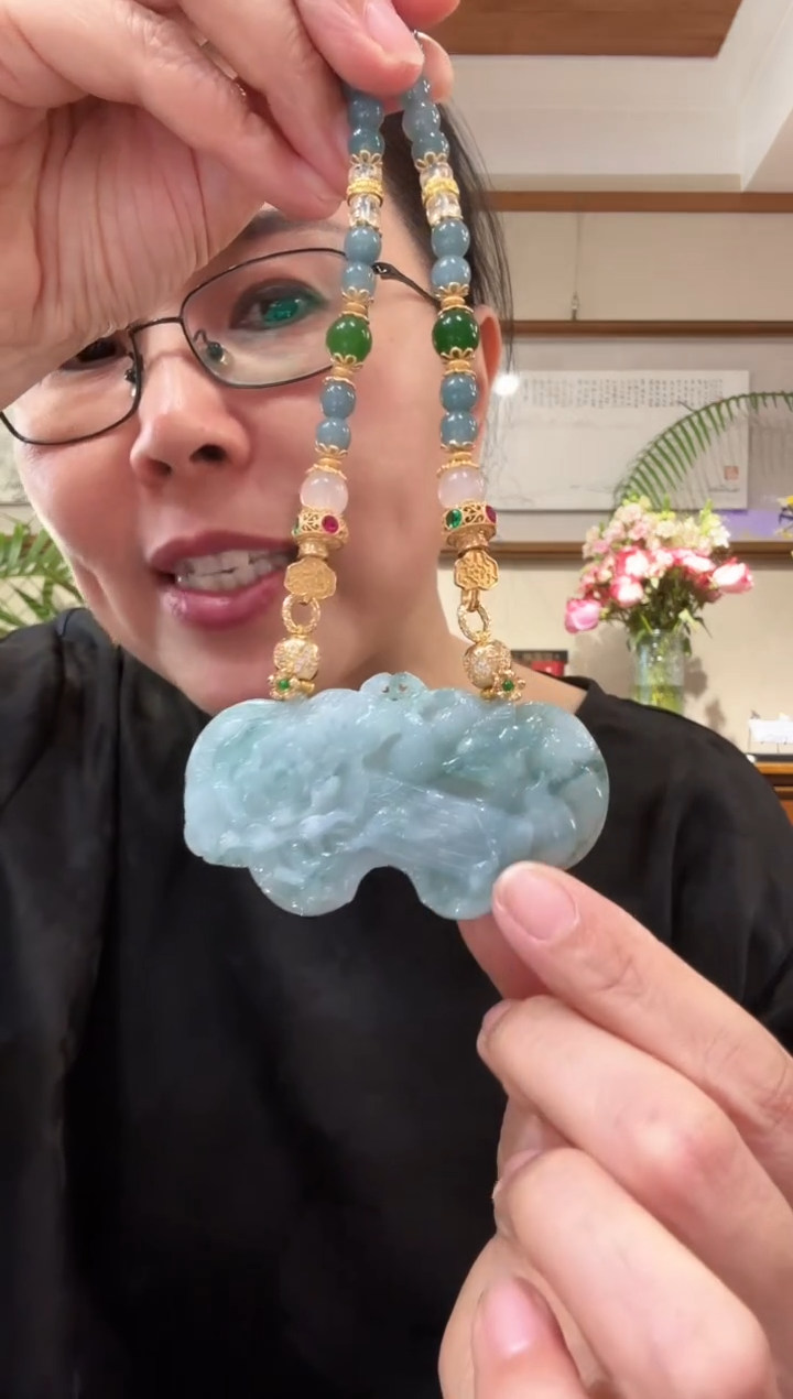 【闪购商品】翡翠颈饰未镶嵌国风