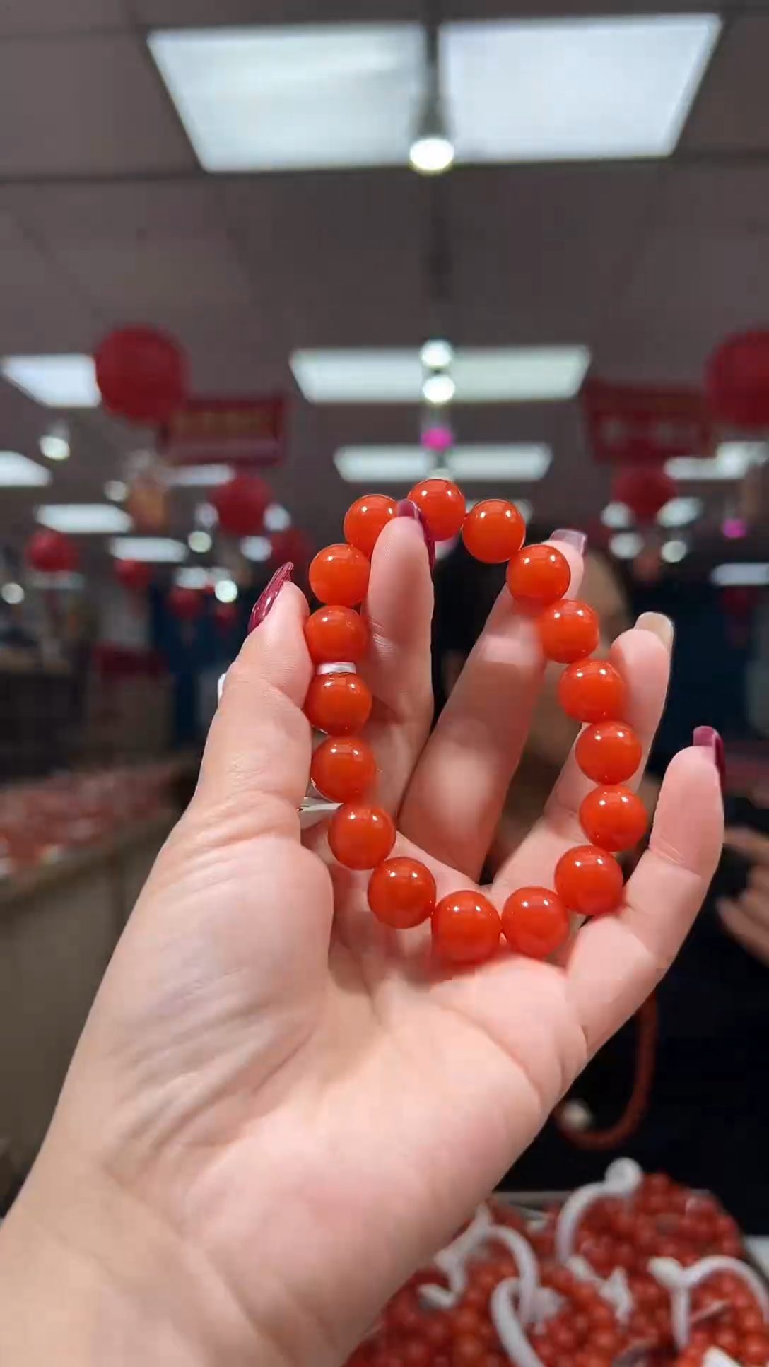 【闪购商品】南红玛瑙珠串未镶嵌多样发其一/12/HS9992271