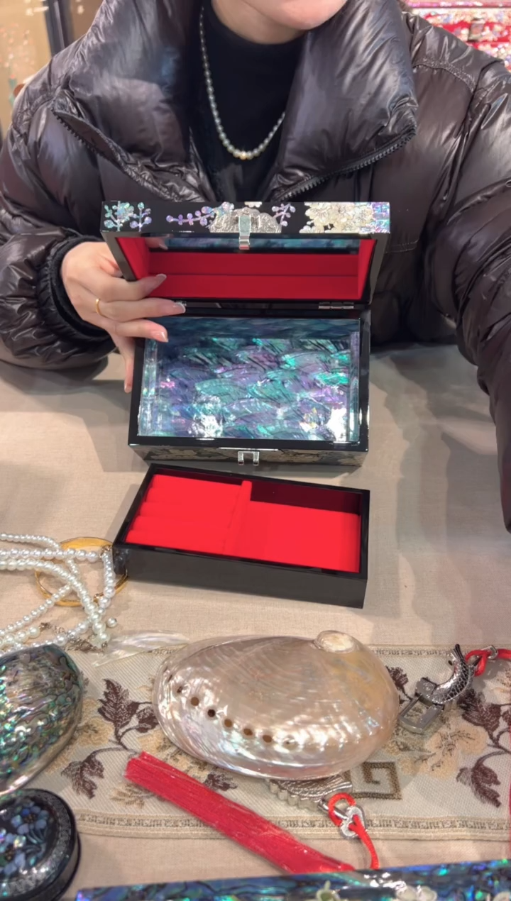 【闪购商品】鱼锁满贝底·弘贝雅螺钿漆器文化馆