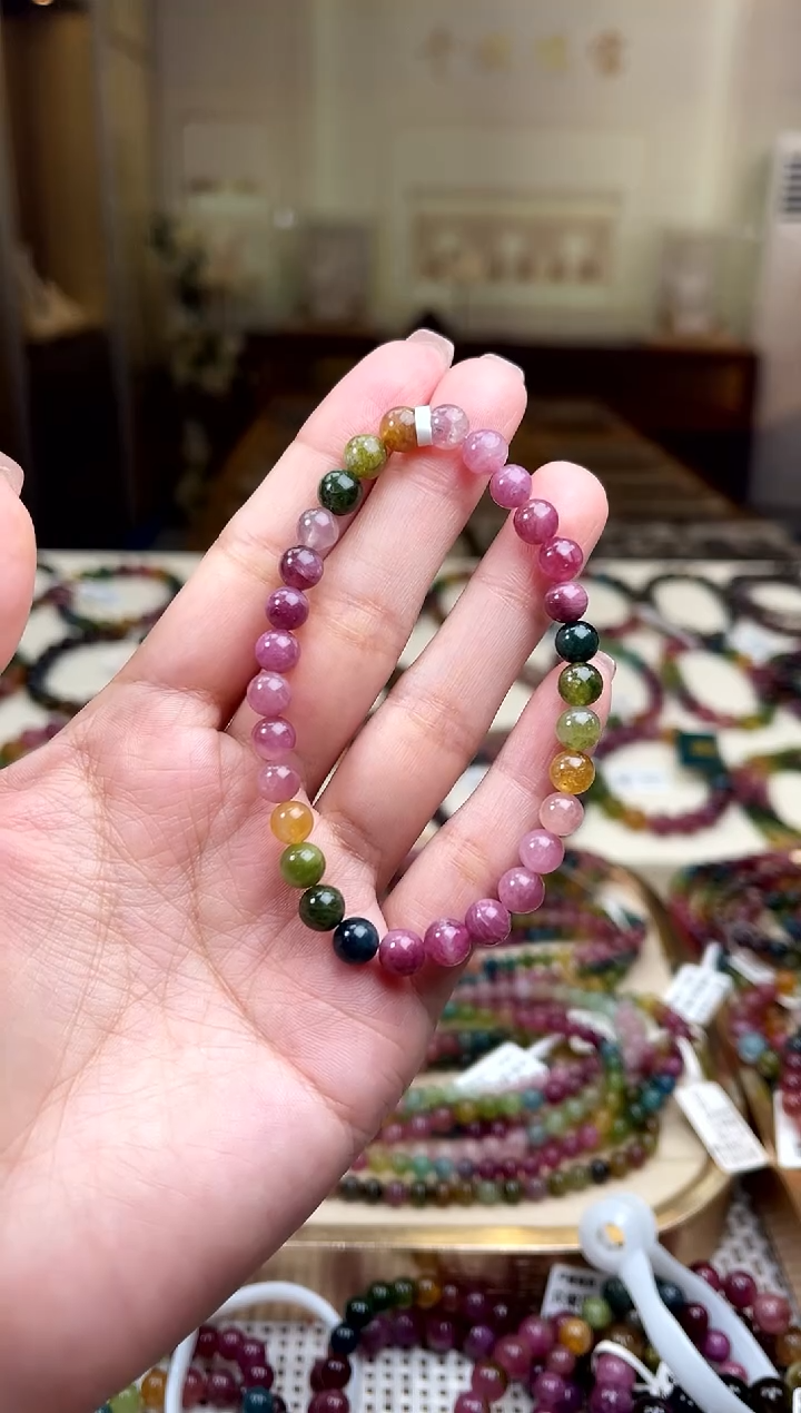 【闪购商品】碧玺/未镶嵌6mm+碧玺单圈多样性发货