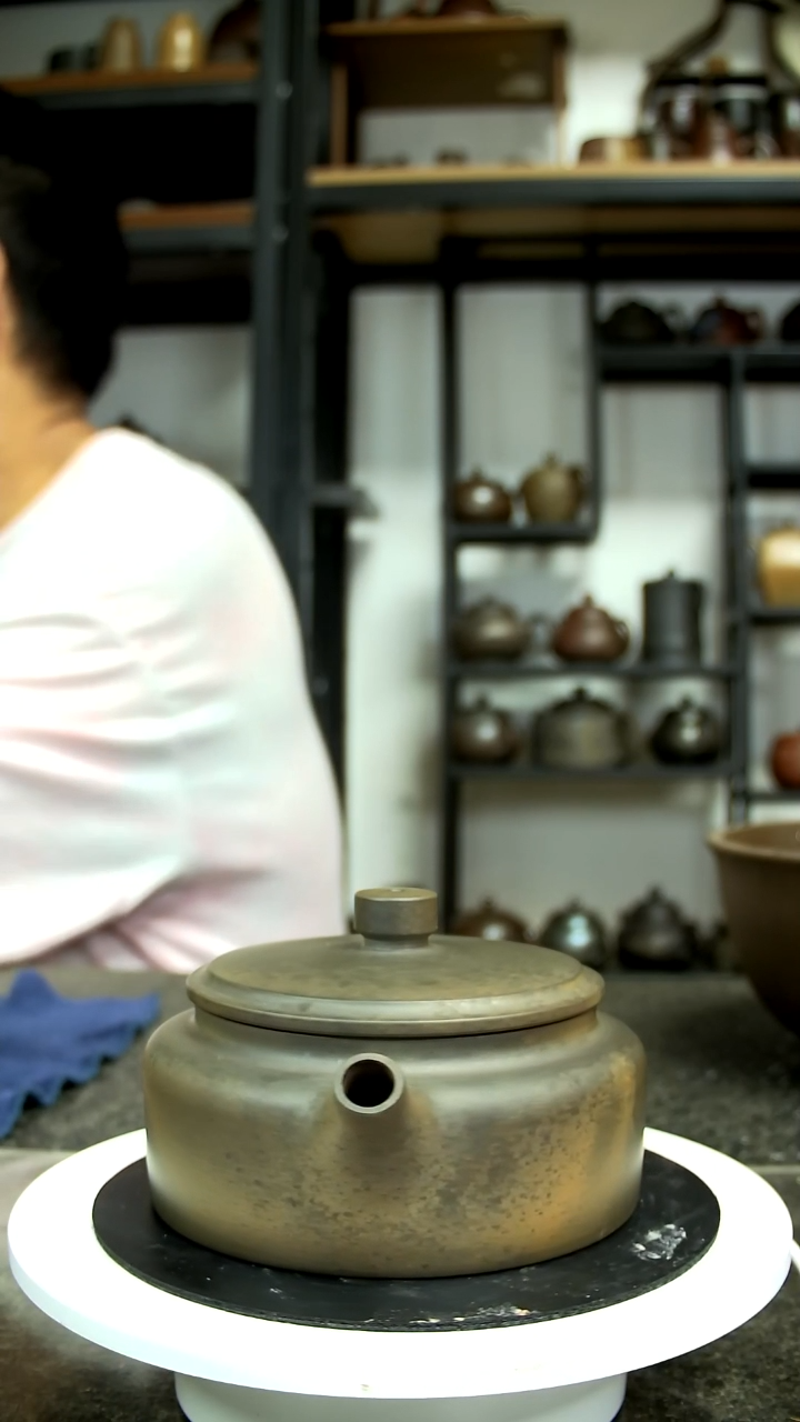 德中壶 矮款 200毫升 柴烧