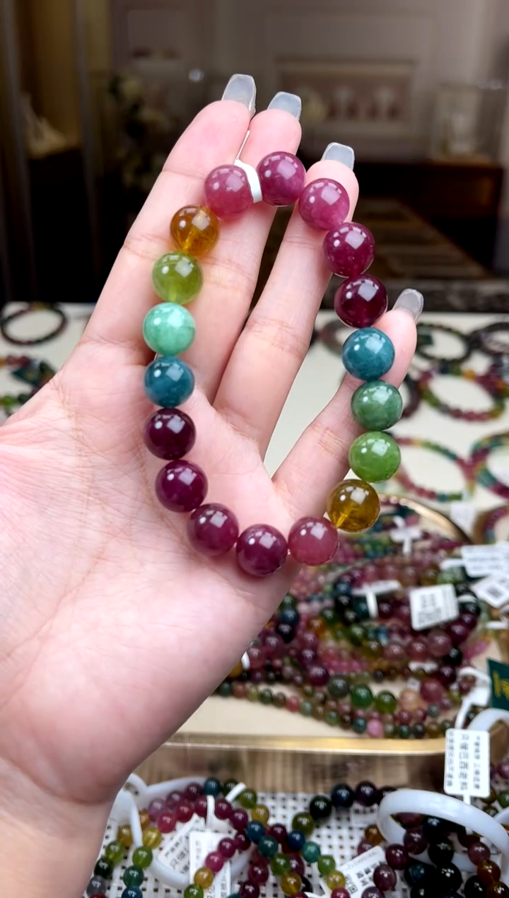 【闪购商品】碧玺/未镶嵌11mm+碧玺单圈多样性发货