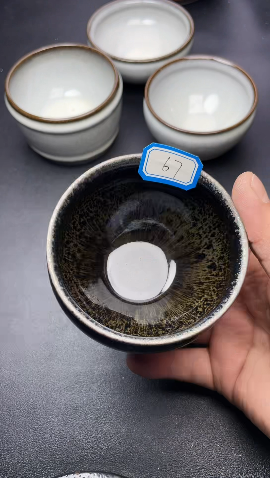 【闪购商品】茶盏67叶紫建盏叶紫
