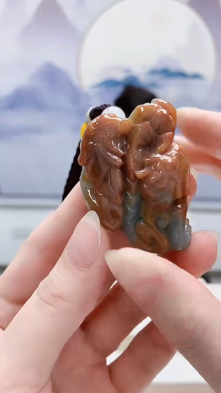 未镶嵌定制翡翠5160ry-毛货挂件18