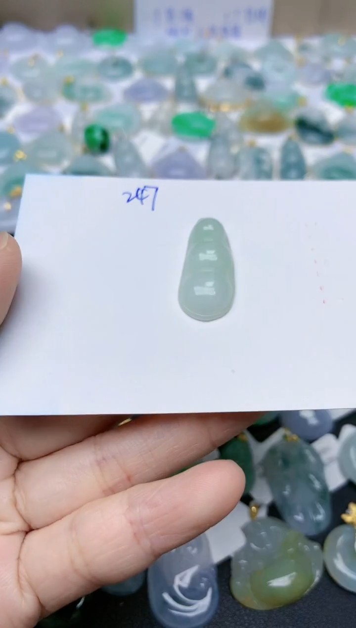 【闪购商品】翡翠颈饰未镶嵌天然翡翠A货    