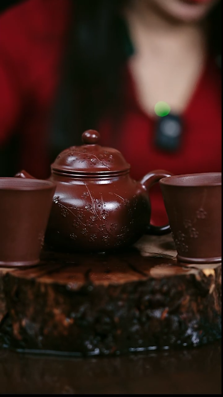 茶壶紫砂宜兴岁颐传器原矿全手12+两个杯子