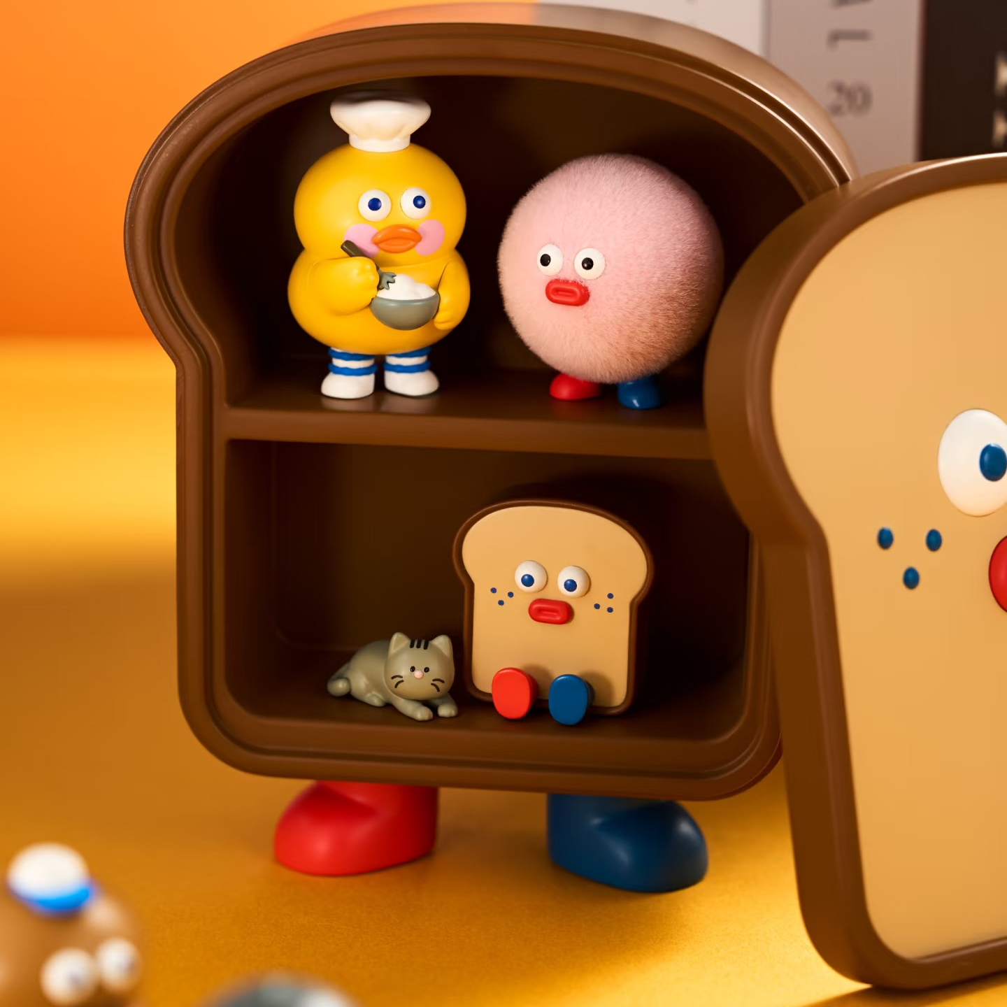 （新品）早午餐兄弟~胖胖吐司mini系列 潮玩盲盒摆件