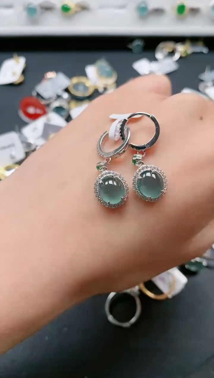 【闪购商品】翡翠戒指银S925镶嵌1111111