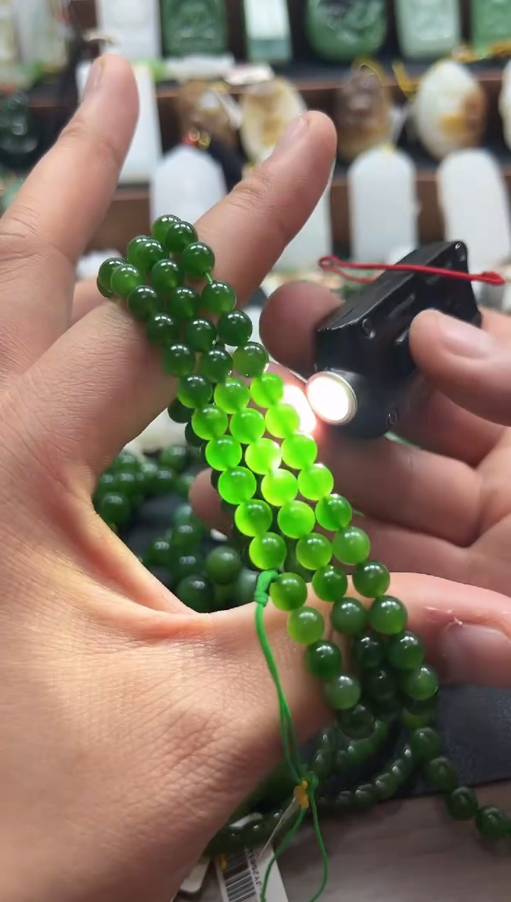 【闪购商品】和田玉颈饰未镶嵌碧玉108