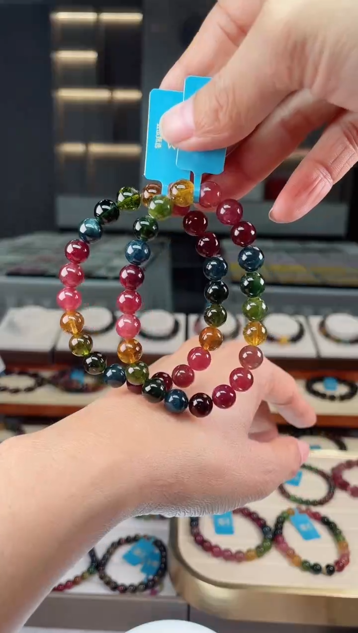 【闪购商品】碧玺单圈手串未镶嵌（多样性发一条）Q