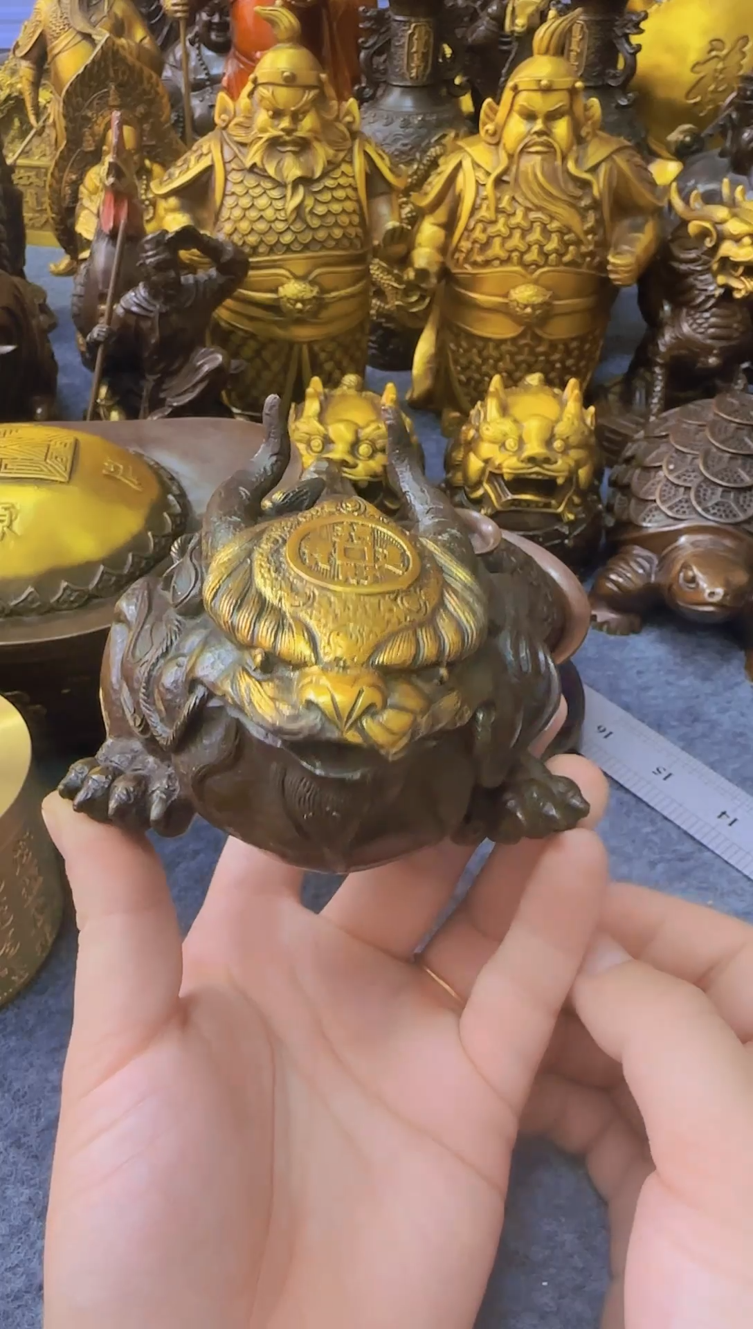 老黄黄铜摆件装饰品